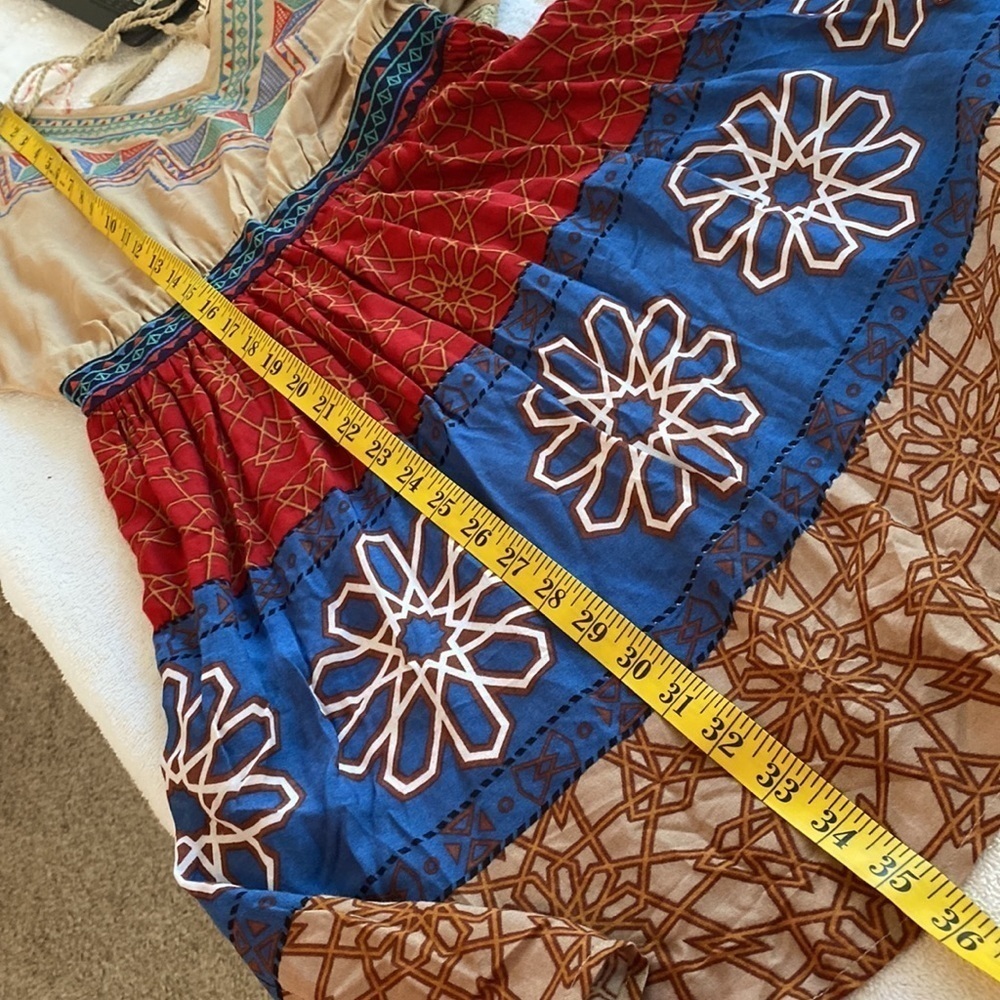 Flying Tomato dress boho look tie in back V-neck front & back size small NWT - Picture 3 of 8